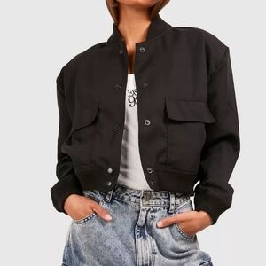 Black Bomber jacket new size small
